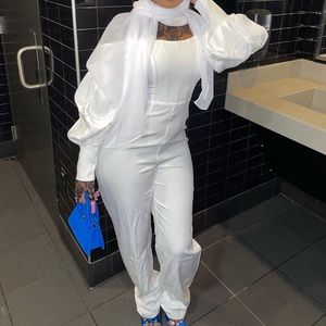 COCO WHITE CORSET JUMPSUIT